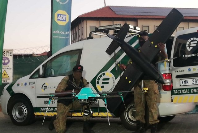 Security company is now using drones to track criminals in South Africa's  suburbs